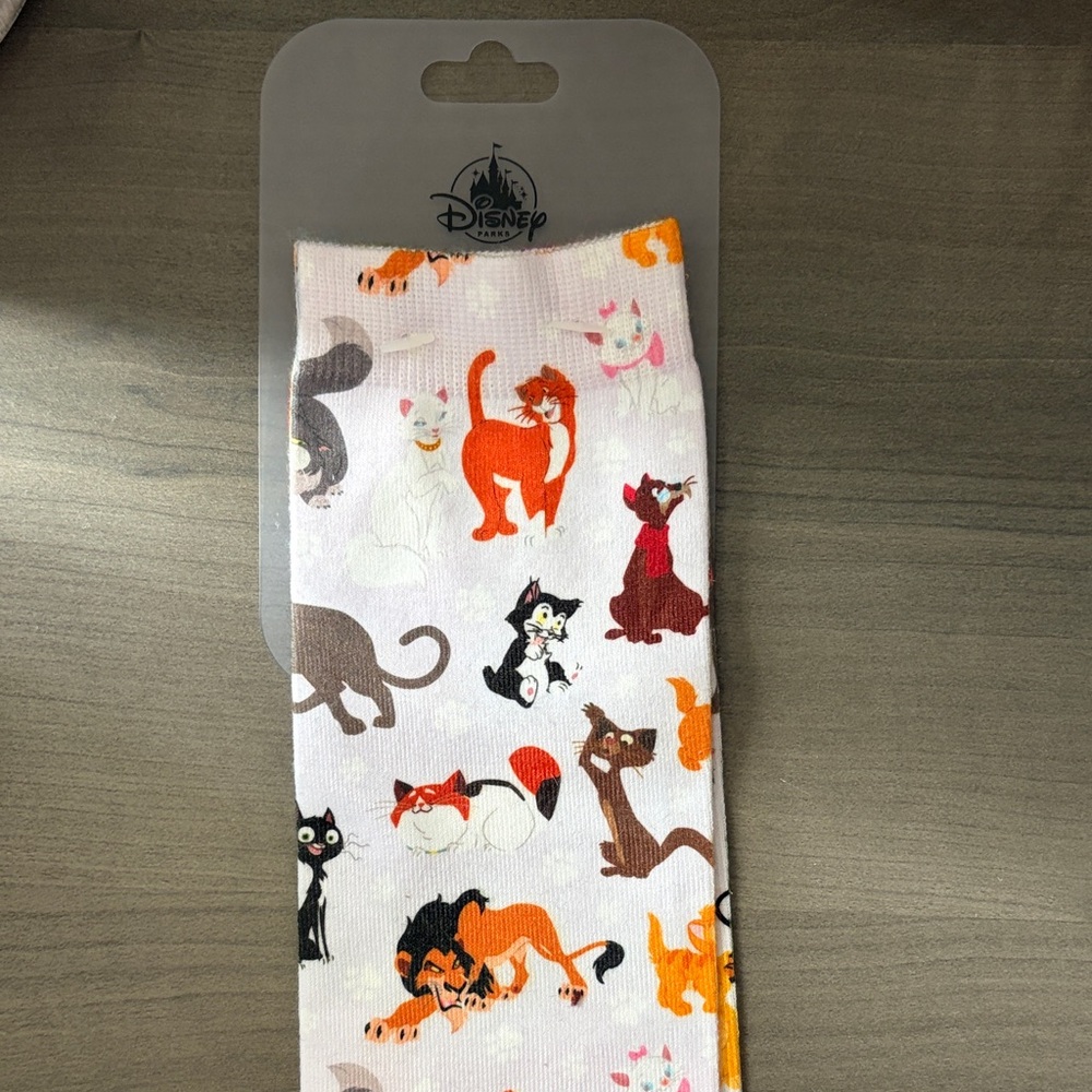 Cats of Disney socks. New still with tags.
